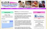 Web design - Kids Montessori Website.